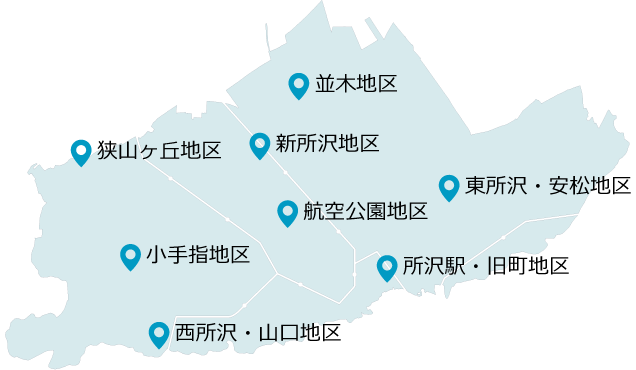 所沢市地図